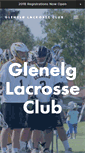 Mobile Screenshot of glenelglacrosse.com.au