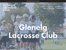 Tablet Screenshot of glenelglacrosse.com.au